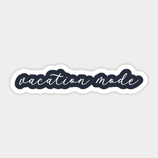 Vacation Mode Sticker